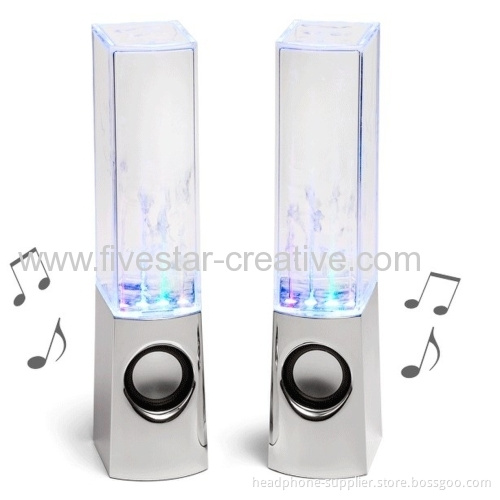 2013 Latest Dancing Water Mini Music Speakers Usb Powered Colorful Led Fountain For Iphone Ipod Samsung